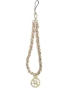 Zawieszka Guess GUSTSAS4P Phone Strap różowy/pink Chain Metal 4G Charm