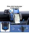 Wholesale Joyroom JR-ZS242 Rotary Dashboard Car Mount Wireless Charger 15W Black - JYR089BLK - {ean13} - Hurt