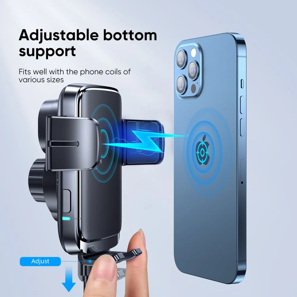Hurtownia GSM - Upevnění do auta s indukční nabíječkou Joyroom JR-ZS242 Rotující držák do auta bezdrátová nabíječka 15W černá - JYR089BLK - {ean13} - Hurt