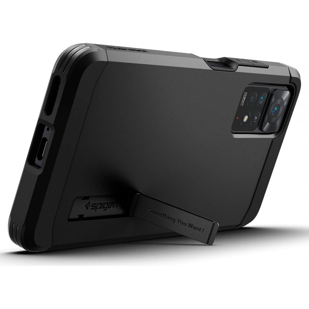 Hurtownia GSM - Etui Spigen Tough Armor Redmi Note 11 Pro LTE/5G černé - SPN2230BLK - {ean13} - Hurt