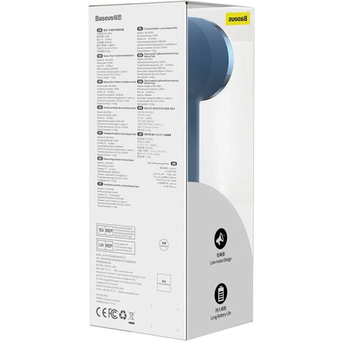 Przenośny wentylator ręczny Baseus Flyer Turbine (niebieski)