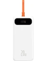 Powerbank Baseus Block 20000mAh, 22.5W + kabel Lightning (biały)