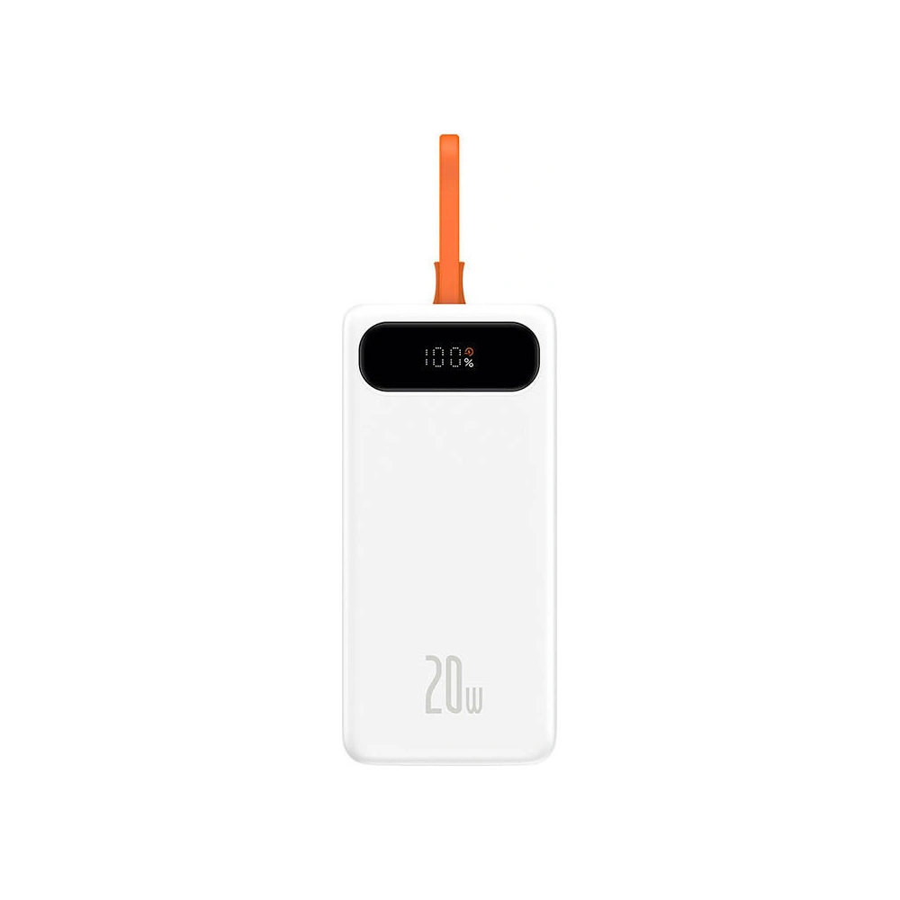 Hurtownia GSM - Powerbank Baseus Block 20000mAh, 22.5W + kabel Lightning (biały) - BSU3237WHT - {ean13} - Hurt