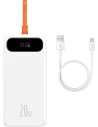 Hurtownia GSM - Powerbank Baseus Block 20000mAh, 22.5W + kabel Lightning (biały) - BSU3237WHT - {ean13} - Hurt