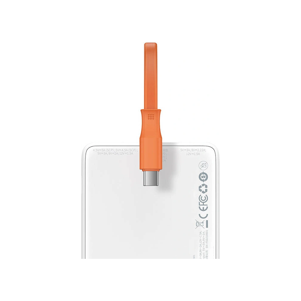 Hurtownia GSM - Powerbank Baseus Block 20000mAh, 22.5W + kabel USB-C (biały) - BSU3238WHT - {ean13} - Hurt