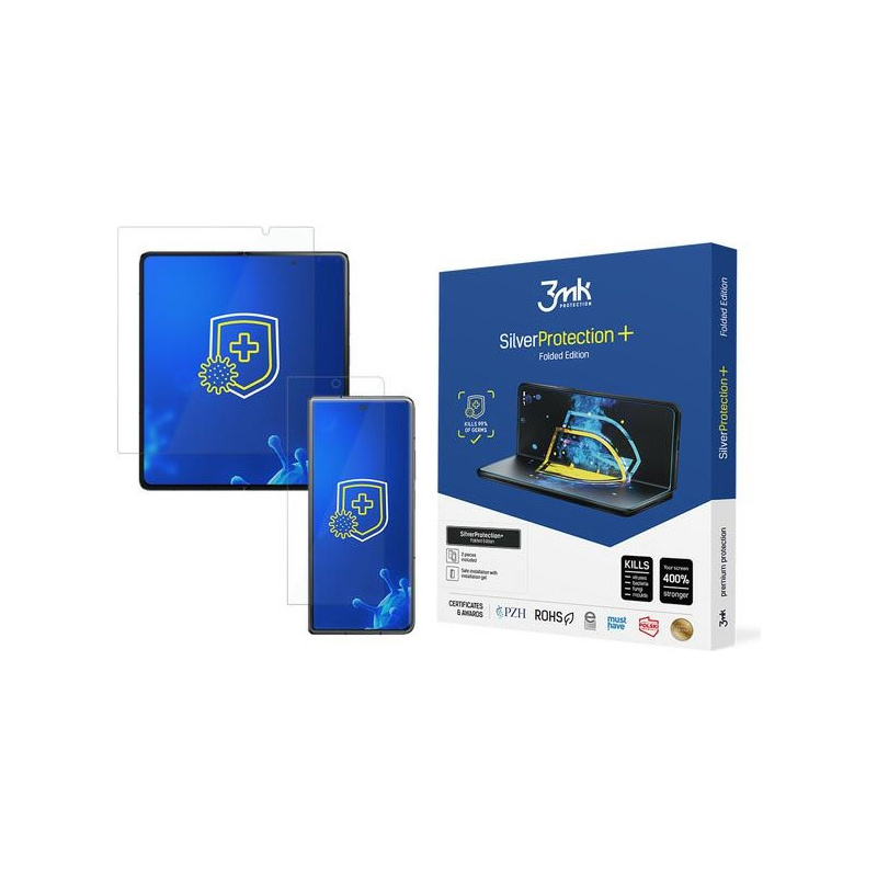 Hurtownia 3MK - 5903108460132 - 3MK3003 - Antymikrobowa folia ochronna 3MK Silver Protect+ Honor Magic V Folded Edition - B2B homescreen