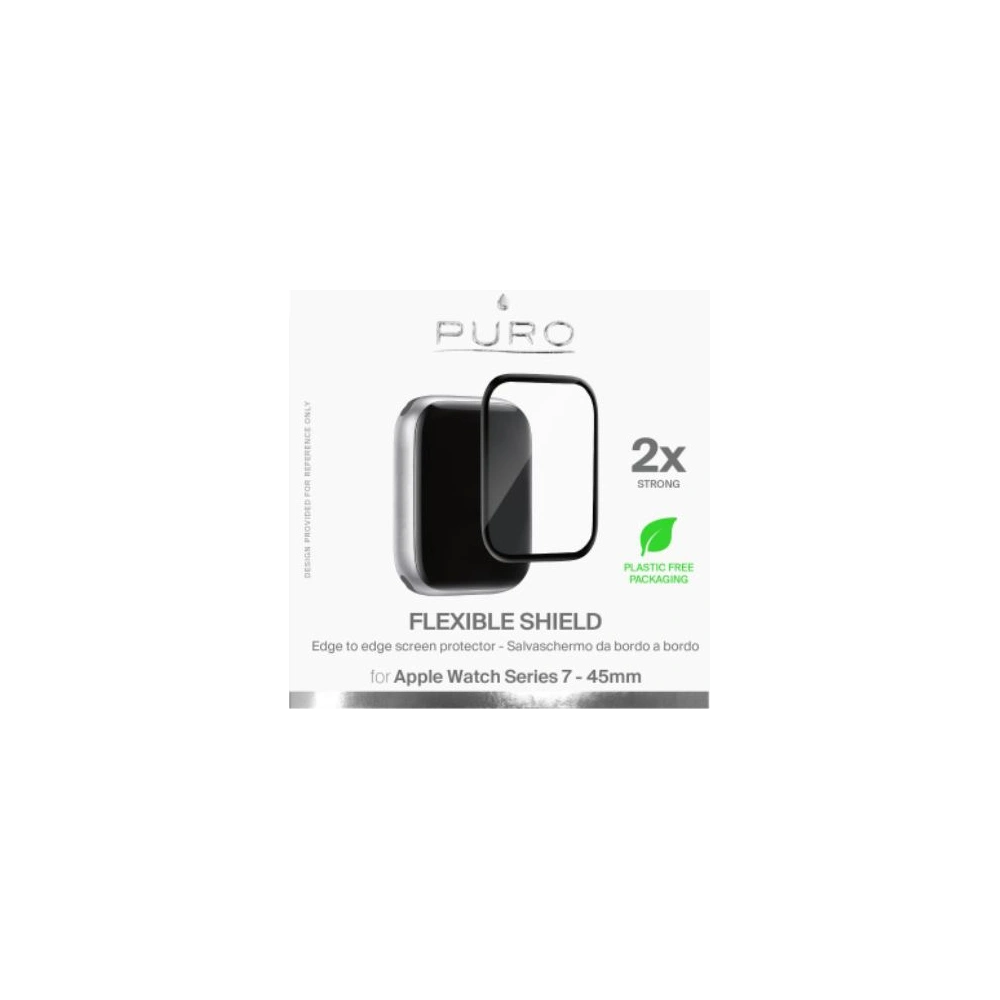Hurtownia GSM - Sklo tvrzené PURO Flexible Shield Edge to Edge Apple Watch 4/5/6/7/8/9/SE 44/45mm - PUR565 - {ean13} - Hurt