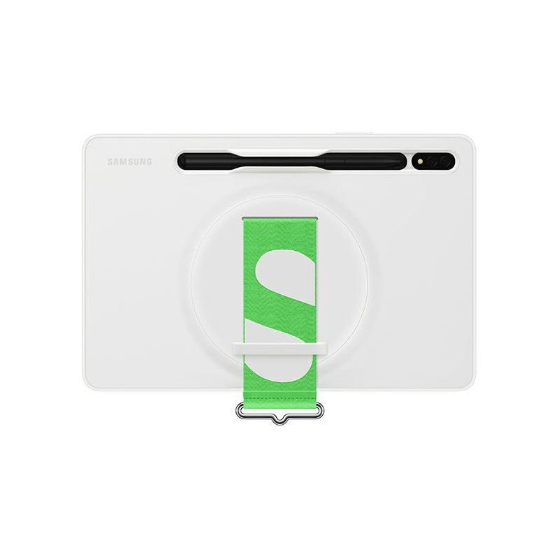Samsung Distributor - 8806094288339 - SMG703WHT - Samsung Galaxy Tab S8 EF-GX700CW white Strap Cover - B2B homescreen