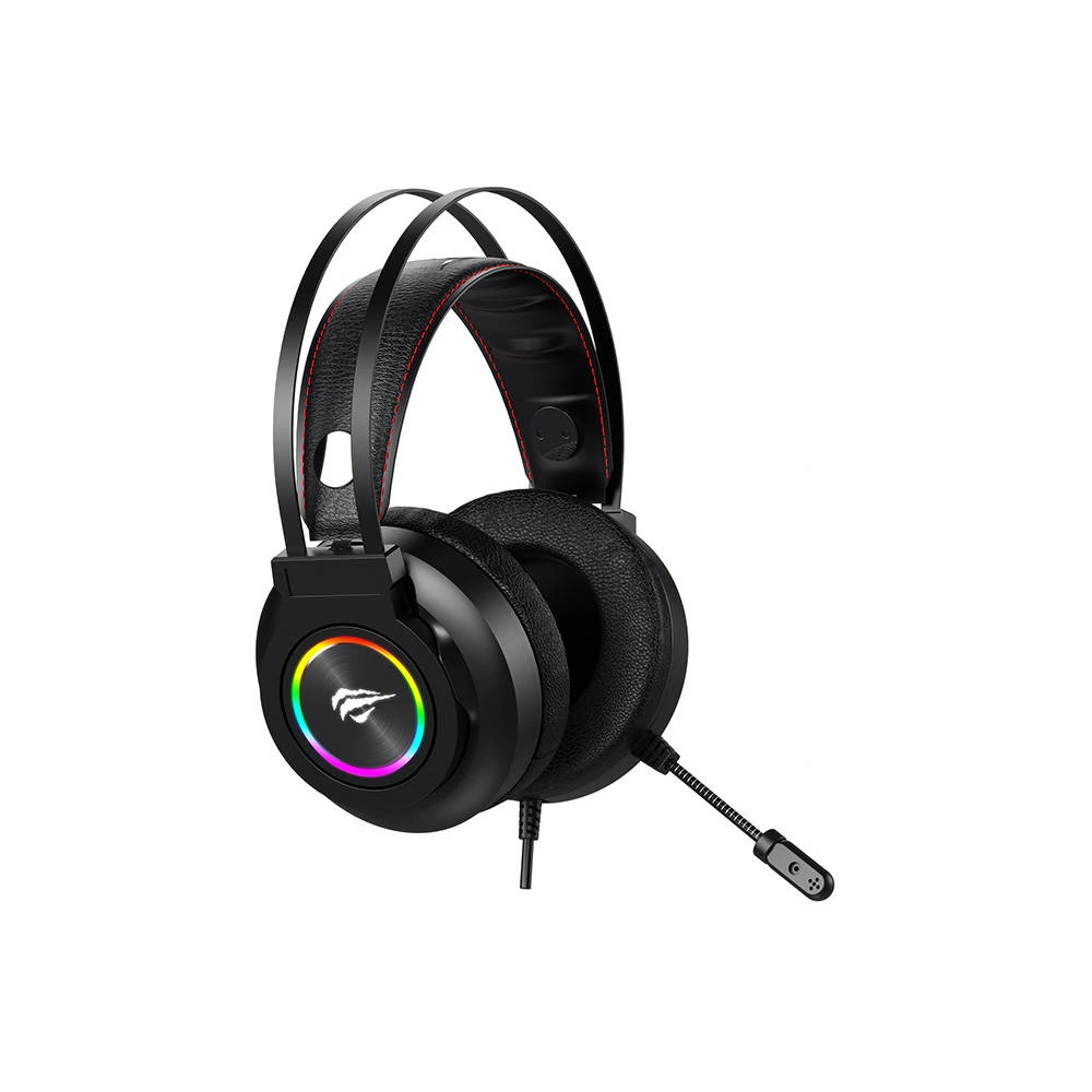 Wholesale Havit H654d Gaming Headphones RGB (black) - HVT160BLK - {ean13} - Hurt