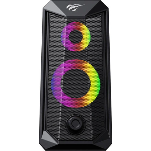 Głośniki komputerowe Havit SK202 2.0 RGB (czarne)