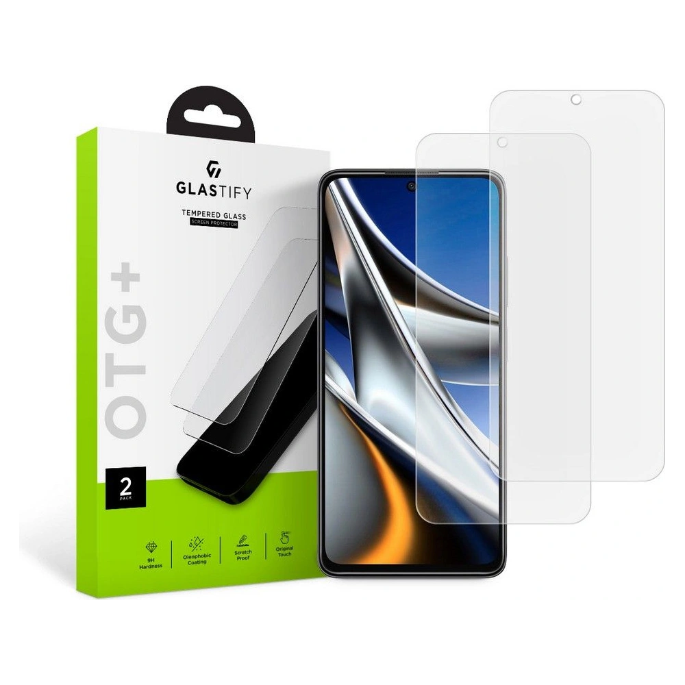 Hurtownia GSM - Tvrzené sklo Glastify OTG+ POCO X4 Pro 5G Clear [2 PACK] - GST022 - {ean13} - Hurt