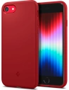 Case Spigen Silicone Fit Apple iPhone SE 2022/SE 2020/8/7 Rot