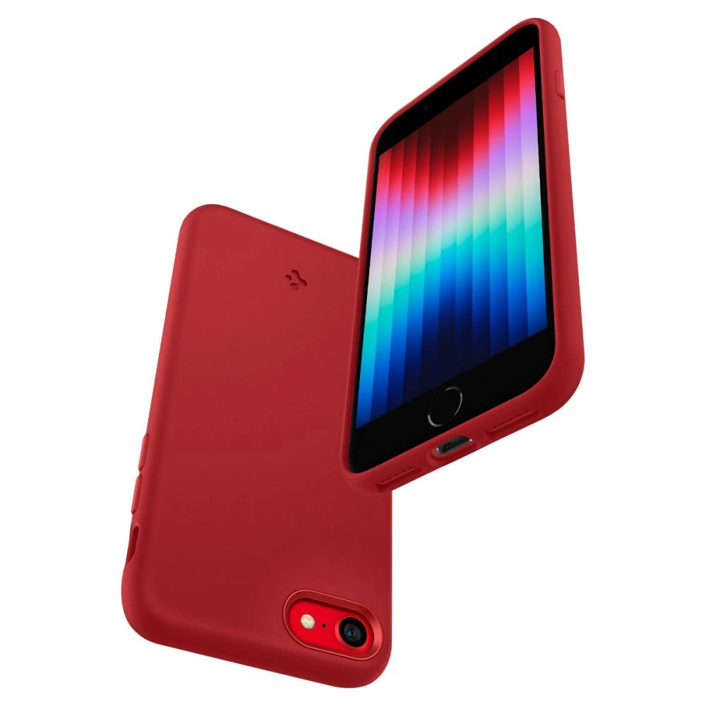 Wholesale Spigen Silicone Fit Apple iPhone SE 2022/SE 2020/8/7 Red - SPN2231RED - {ean13} - Hurt