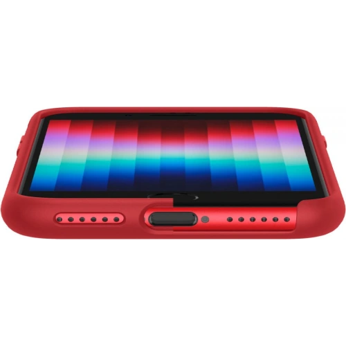 Etui Spigen Silicone Fit Apple iPhone SE 2022/SE 2020/8/7 Red