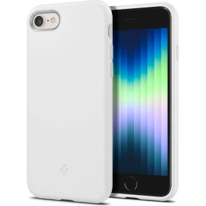 Hurtownia GSM - Case Spigen Silicone Fit Apple iPhone SE 2022/SE 2020/8/7 Weiß - SPN2232WHT - {ean13} - Hurt