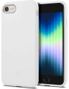 Etui Spigen Silicone Fit Apple iPhone SE 2022/SE 2020/8/7 Bílá