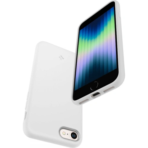 Etui Spigen Silicone Fit Apple iPhone SE 2022/SE 2020/8/7 White