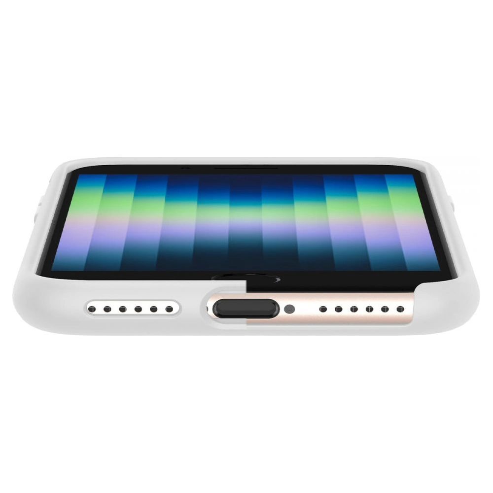 Hurtownia GSM - Etui Spigen Silicone Fit Apple iPhone SE 2022/SE 2020/8/7 Bílá - SPN2232WHT - {ean13} - Hurt