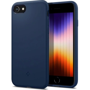 Hurtownia GSM - Case Spigen Silicone Fit Apple iPhone SE 2022/SE 2020/8/7 Marineblau - SPN2233BLU - {ean13} - Hurt