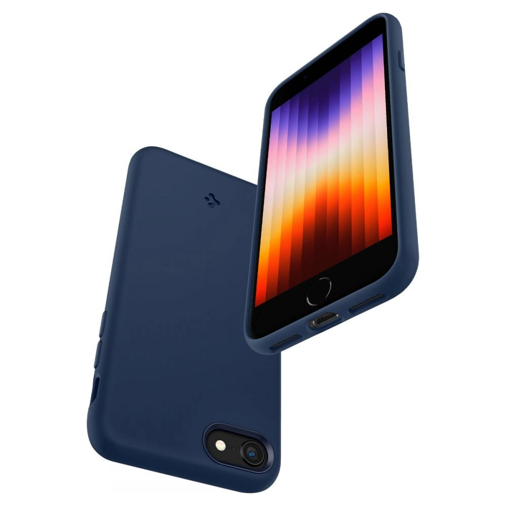 Hurtownia GSM - Etui Spigen Silicone Fit Apple iPhone SE 2022/SE 2020/8/7 Námořnická modrá - SPN2233BLU - {ean13} - Hurt
