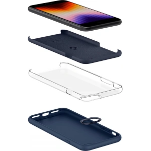 Hurtownia GSM - Case Spigen Silicone Fit Apple iPhone SE 2022/SE 2020/8/7 Marineblau - SPN2233BLU - {ean13} - Hurt