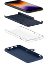 Hurtownia GSM - Case Spigen Silicone Fit Apple iPhone SE 2022/SE 2020/8/7 Marineblau - SPN2233BLU - {ean13} - Hurt