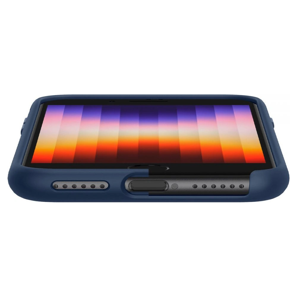 Hurtownia GSM - Etui Spigen Silicone Fit Apple iPhone SE 2022/SE 2020/8/7 Námořnická modrá - SPN2233BLU - {ean13} - Hurt