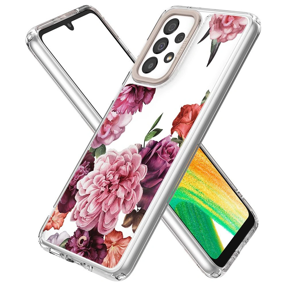 Hurtownia GSM - Etui Spigen Cyrill Cecile Samsung Galaxy A33 5G Růžová květinová - SPN2235RSFLO - {ean13} - Hurt