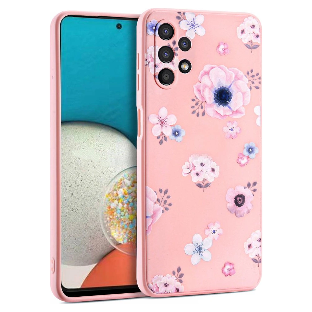 Hurtownia GSM - Etui Tech-Protect Floral Samsung Galaxy A53 5G Růžová - THP995PNK - {ean13} - Hurt