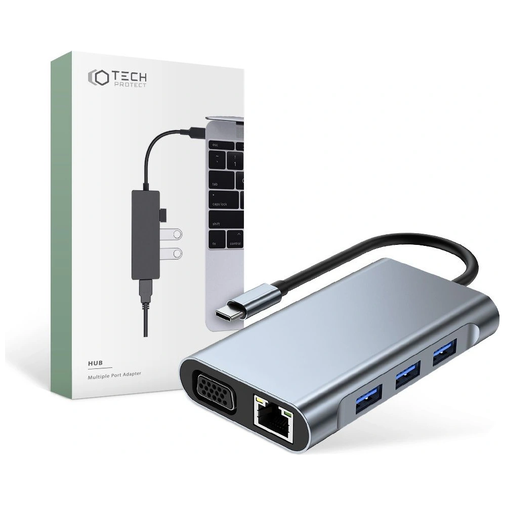 Wholesale Hub 7in1 Tech-Protect V6 Gray - THP997GRY - {ean13} - Hurt