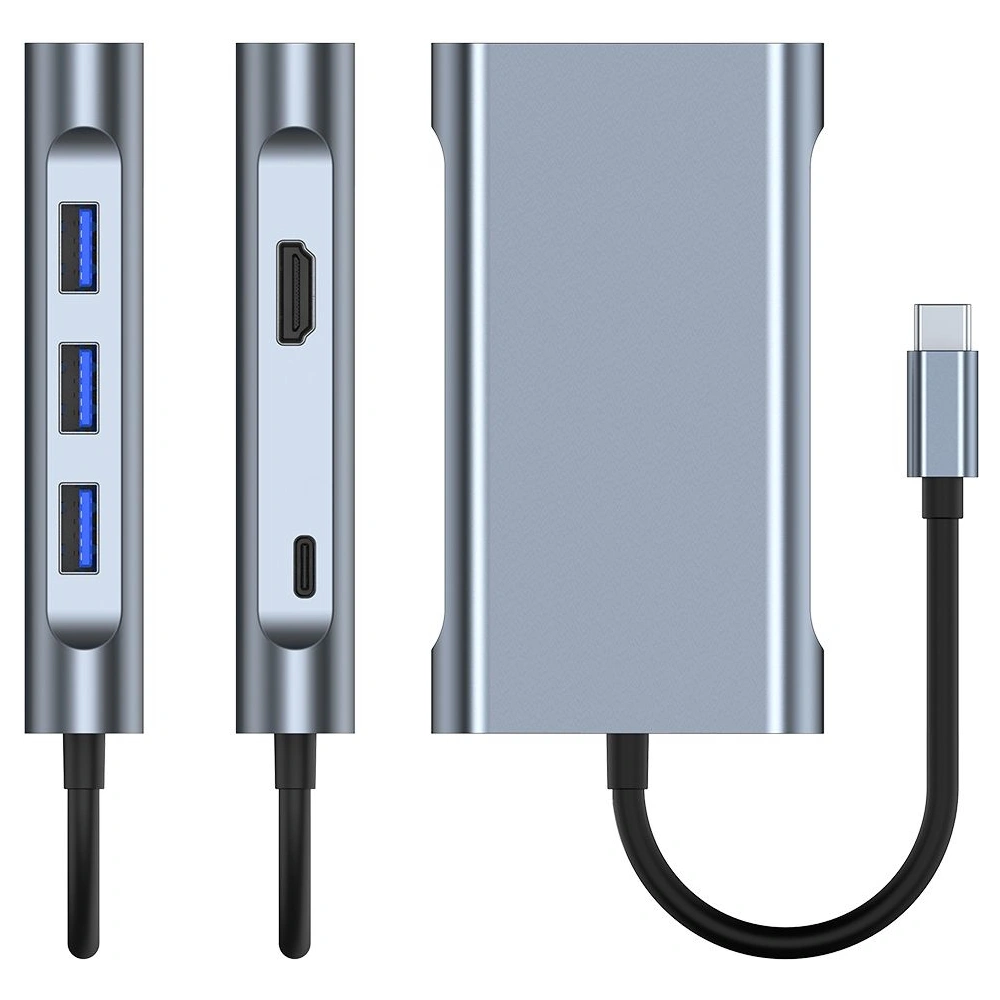 Hurtownia GSM - Hub 7v1 Tech-Protect V6 šedá - THP997GRY - {ean13} - Hurt