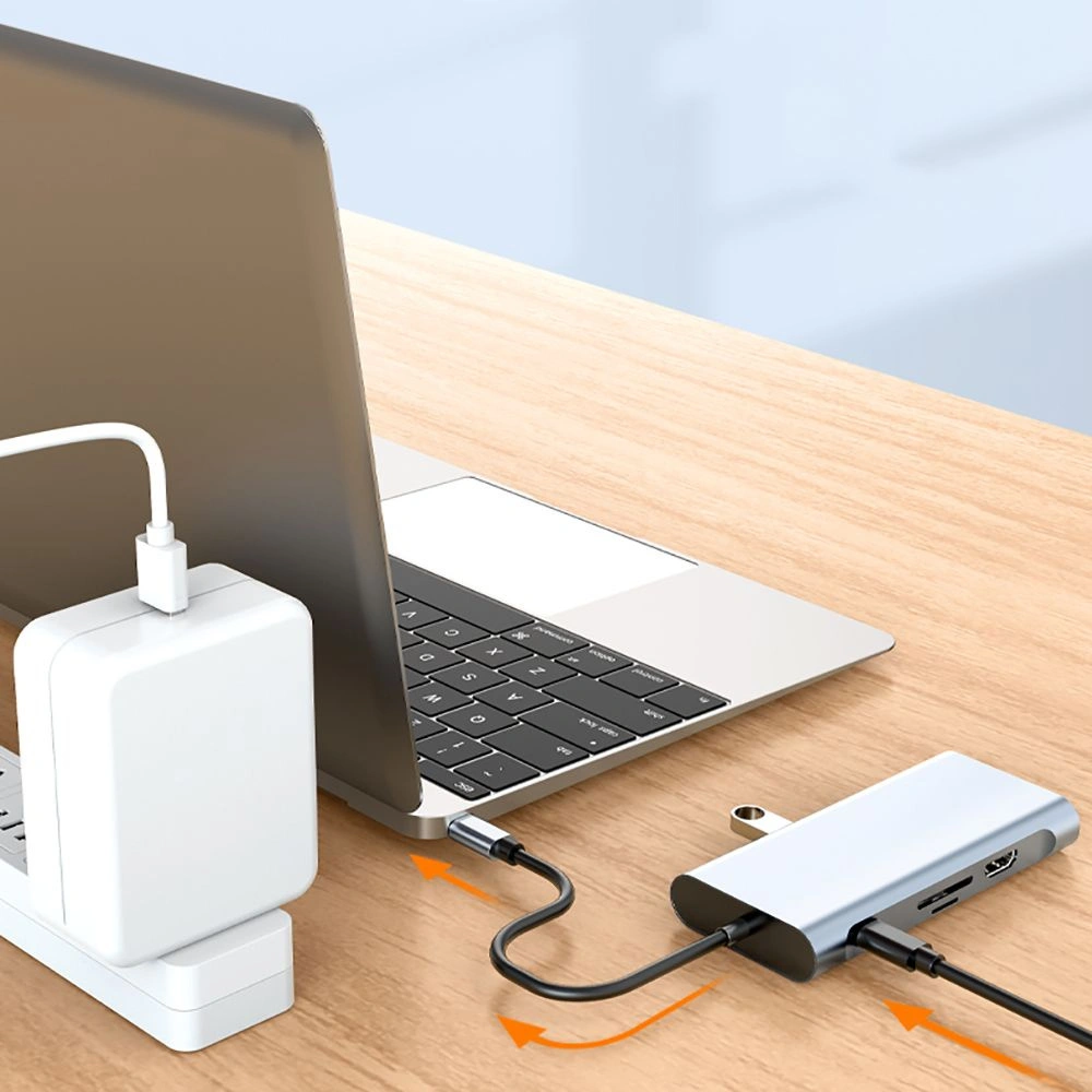 Hurtownia GSM - Hub 10w1 Tech-Protect V7 Šedá - THP998GRY - {ean13} - Hurt
