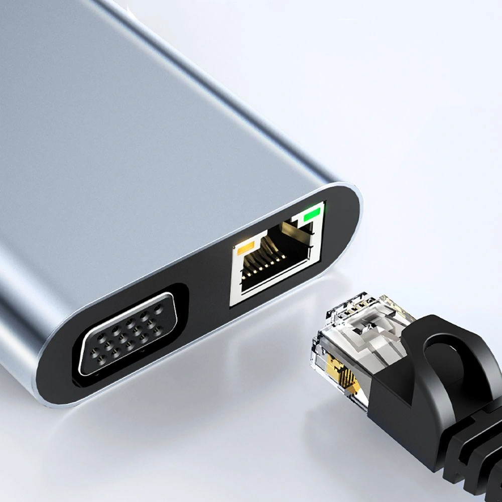Hurtownia GSM - Hub 10w1 Tech-Protect V7 Šedá - THP998GRY - {ean13} - Hurt