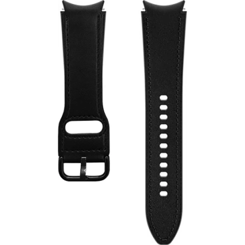 Pasek PURO Classic Leather Band Samsung Galaxy Watch 4/4 Classic (czarny)