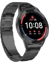Bransoleta PURO Metal Stainless Steel Band Samsung Galaxy Watch 4/4 Classic (czarny)