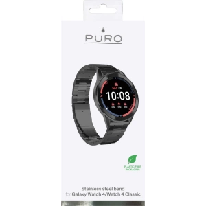 Hurtownia GSM - Bransoleta PURO Metal Stainless Steel Band Samsung Galaxy Watch 4/4 Classic (czarny) - PUR568BLK - {ean13} - Hurt