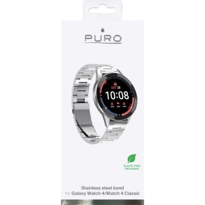 Hurtownia GSM - Bransoleta PURO Metal Stainless Steel Band Samsung Galaxy Watch 4/4 Classic (srebrny) - PUR569SLV - {ean13} - Hurt