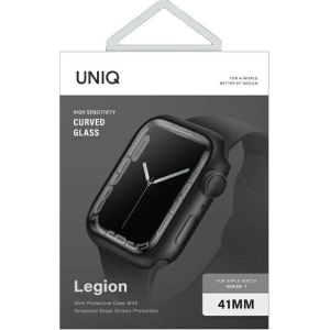 Etui UNIQ Legion Apple Watch 4/5/6/7/SE/8/9 40/41mm czarny/black Etui UNIQ Legion Apple Watch 4/5/6/7/SE/8/9 40/41mm czarny/black