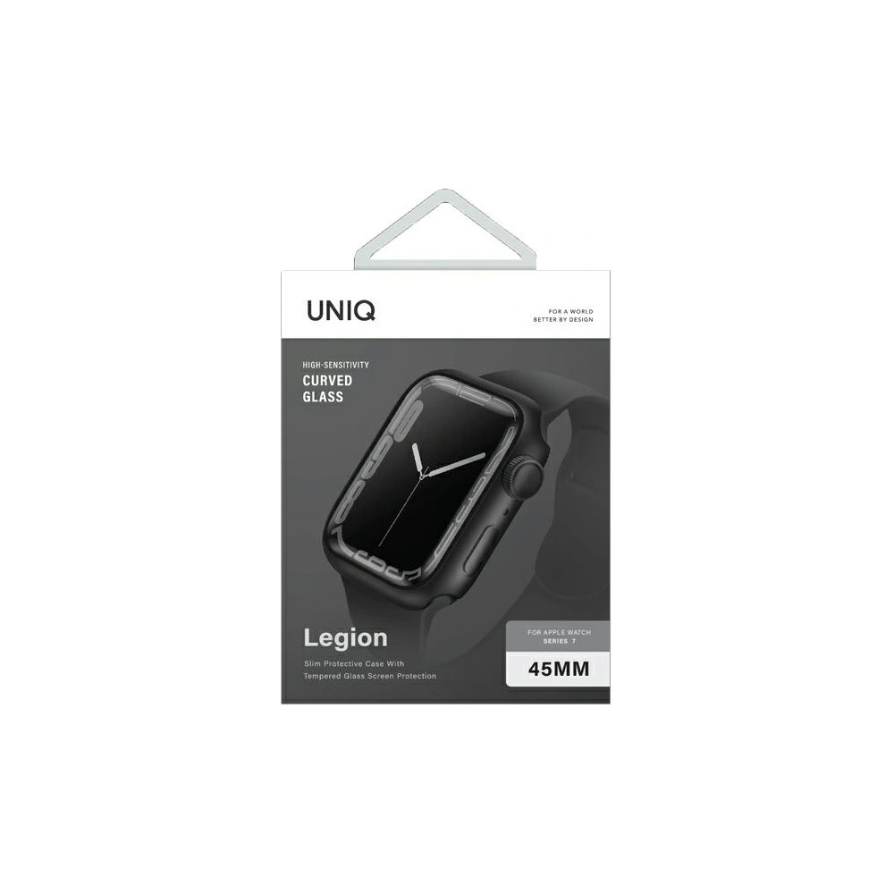 Hurtownia GSM - Etui UNIQ Legion Apple Watch 4/5/6/7/8/9/SE 44/45mm černý/black - UNIQ615BLK - {ean13} - Hurt