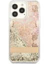 Hurtownia GSM - Etui Guess GUHCP13LLFLSD Apple iPhone 13 Pro zlatý/gold hardcase Paisley Liquid Glitter - GUE1675GLD - {ean13} - Hurt