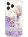 Hurtownia GSM - Case Guess GUHCP13LLFLSU Apple iPhone 13 Pro lila/purple Hardcase Flower Liquid Glitter - GUE1676PRP - {ean13} - Hurt