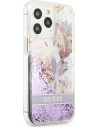 Hurtownia GSM - Case Guess GUHCP13LLFLSU Apple iPhone 13 Pro lila/purple Hardcase Flower Liquid Glitter - GUE1676PRP - {ean13} - Hurt