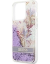 Hurtownia GSM - Case Guess GUHCP13LLFLSU Apple iPhone 13 Pro lila/purple Hardcase Flower Liquid Glitter - GUE1676PRP - {ean13} - Hurt