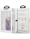 Hurtownia GSM - Case Guess GUHCP13LLFLSU Apple iPhone 13 Pro lila/purple Hardcase Flower Liquid Glitter - GUE1676PRP - {ean13} - Hurt