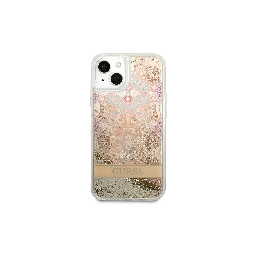 Hurtownia GSM - Etui Guess GUHCP13MLFLSD Apple iPhone 13 zlatý/gold hardcase Paisley Liquid Glitter - GUE1678GLD - {ean13} - Hurt