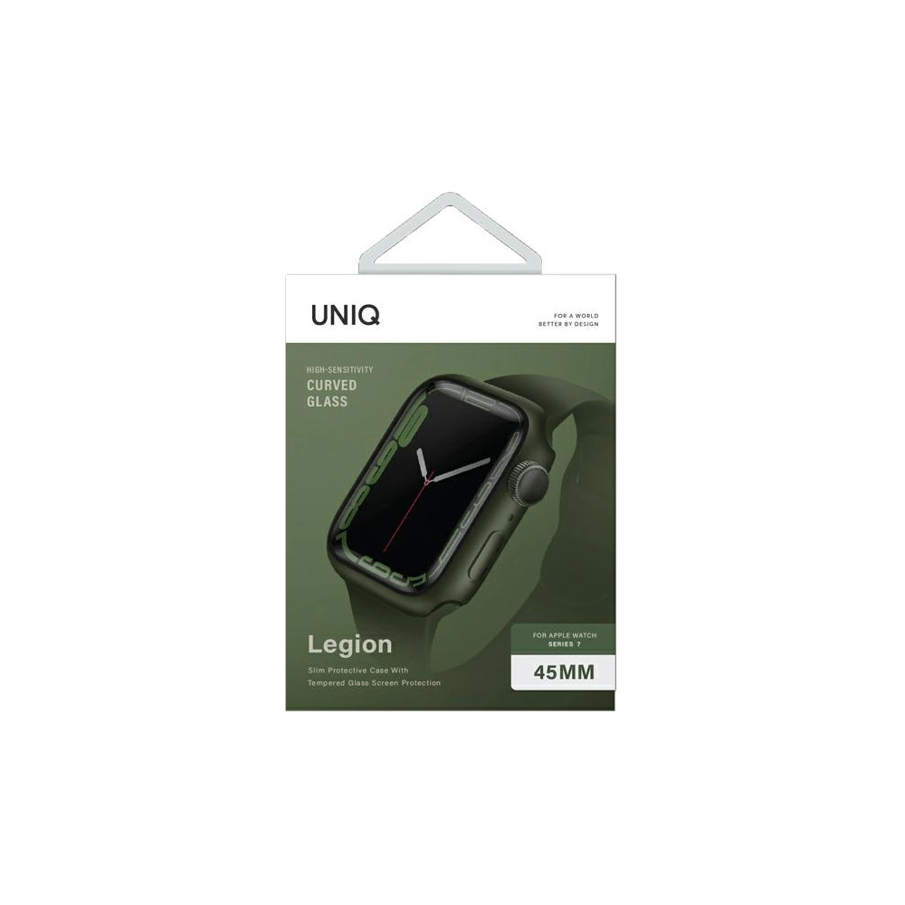 Hurtownia GSM - Etui UNIQ Legion Apple Watch 4/5/6/7/8/9/SE 44/45mm zelený/green - UNIQ618GRN - {ean13} - Hurt