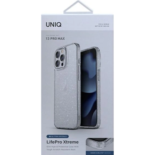 Etui UNIQ LifePro Xtreme Apple iPhone 13 Pro Max przezroczysty/tinsel lucent