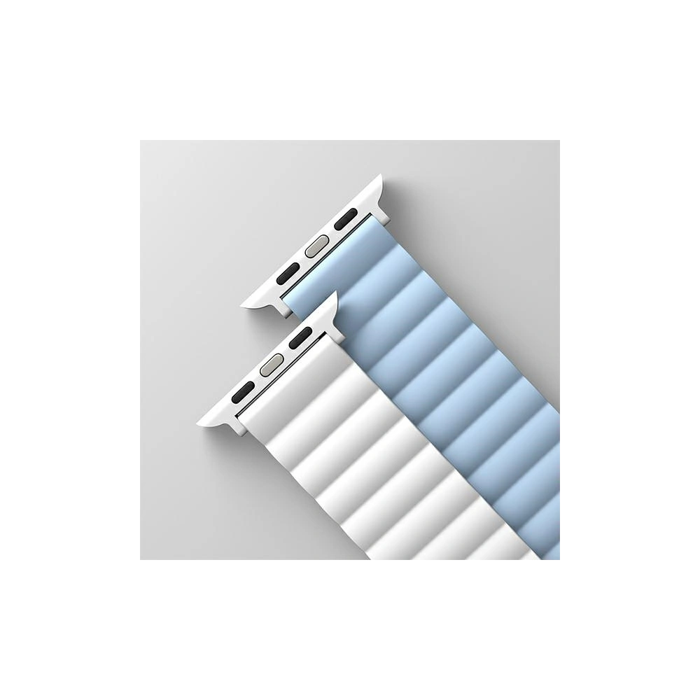 Hurtownia GSM - Pasek UNIQ Revix Apple Watch 4/5/6/7/SE/8/9/10 40/41/42mm Reversible Magnetic bílý-modrý/white-blue - UNIQ622WHTBLU - {ean13} - Hurt