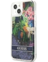 Hurtownia GSM - Etui Guess GUHCP13SLFLSB Apple iPhone 13 mini niebieski/blue hardcase Flower Liquid Glitter - GUE1680BLU - {ean13} - Hurt