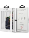 Wholesale Guess GUHCP13XLFLSB Apple iPhone 13 Pro Max blue hardcase Flower Liquid Glitter - GUE1683BLU - {ean13} - Hurt